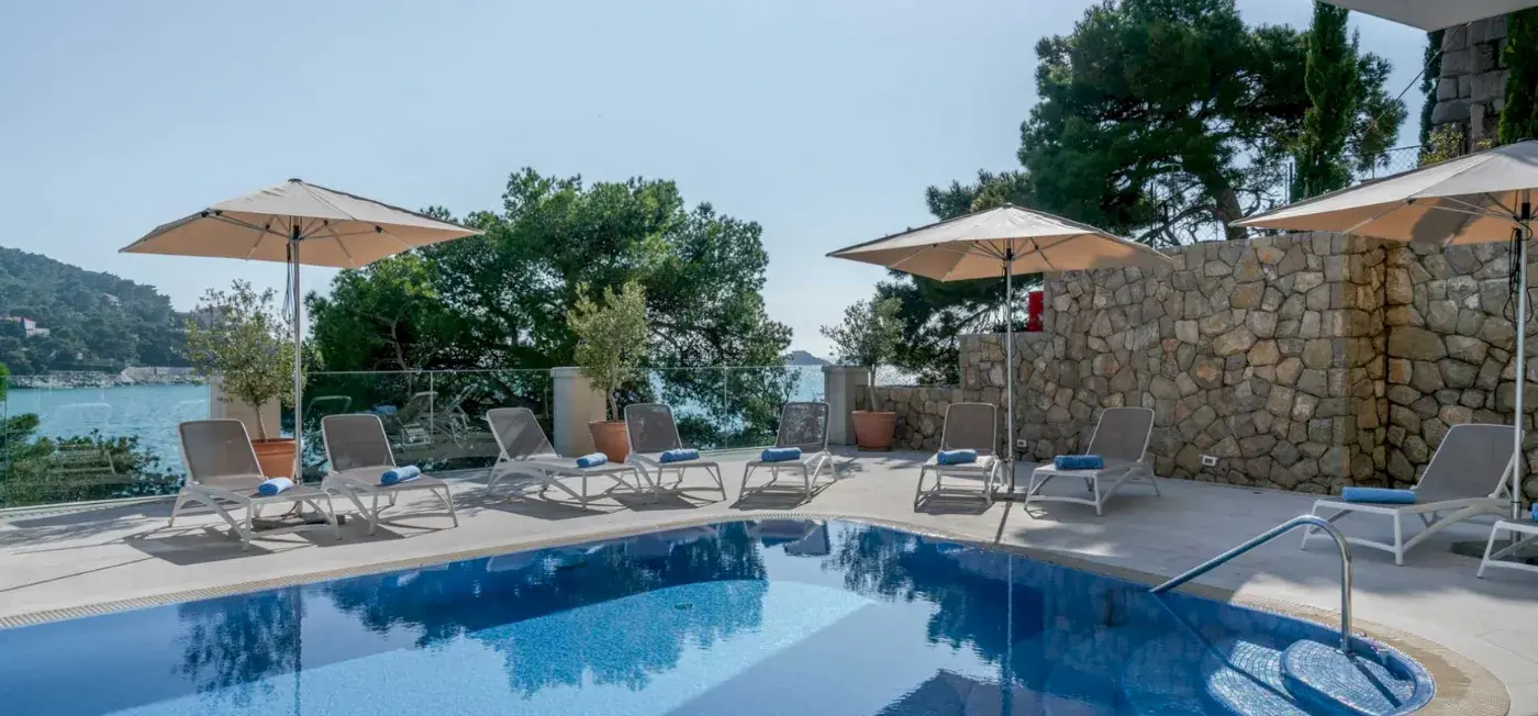 Swimming Pool view of Hotel More Dubrovnik, Croatia